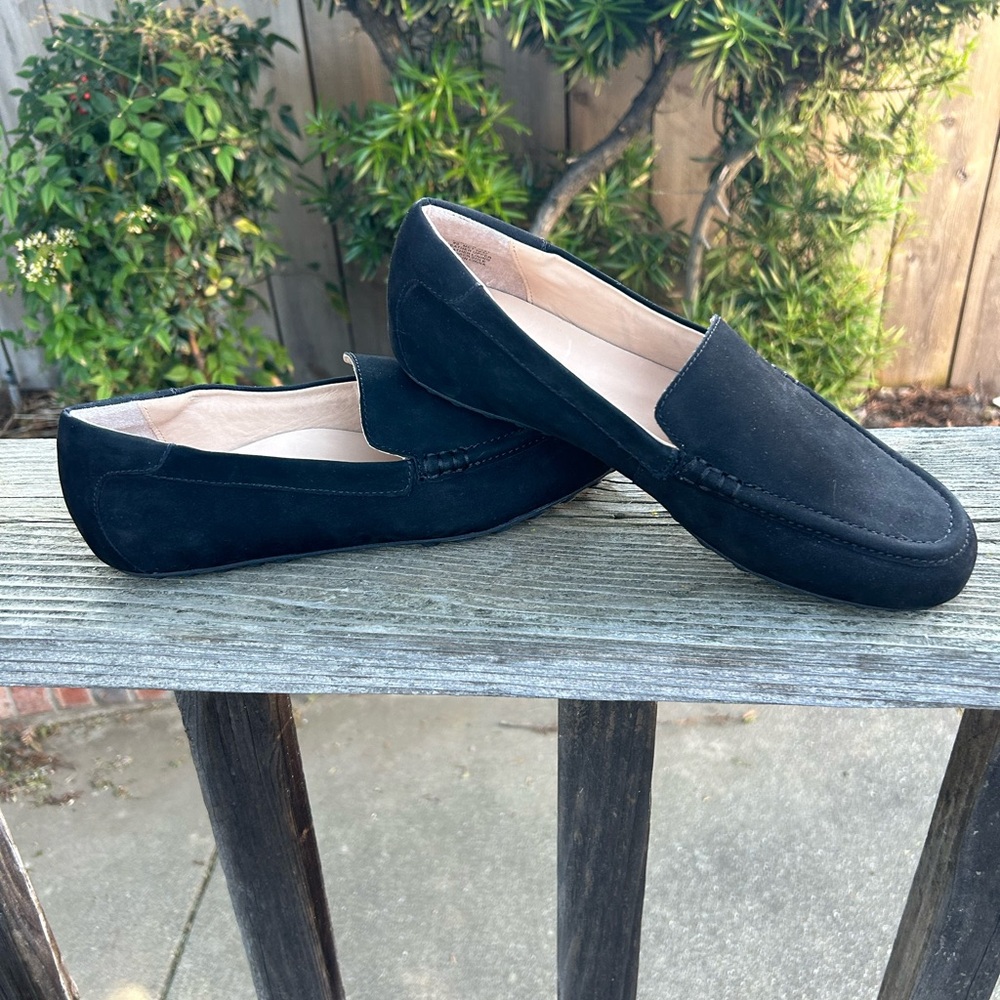 Women’s Abeo Harbor shoes, black suede size 9